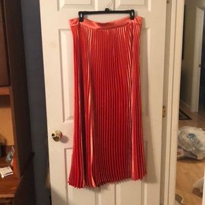 Maxi Orange Skirt